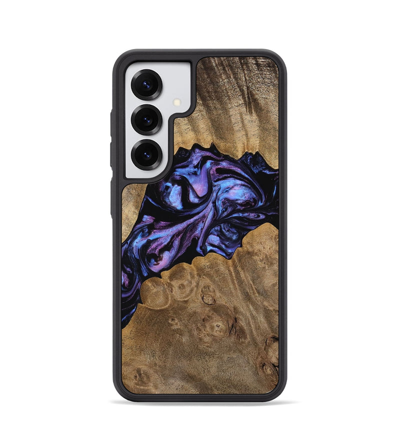 Galaxy S25 Wood Phone Case - Maddie (Purple, 749882)