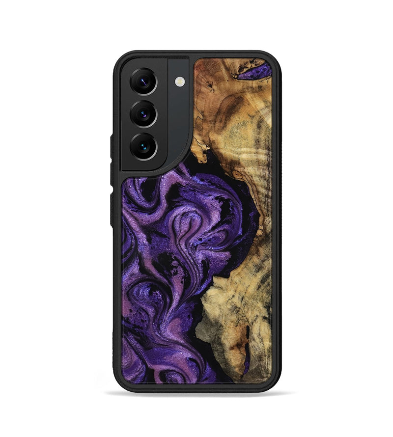 Galaxy S22 Wood Phone Case - Kaley (Purple, 763414)