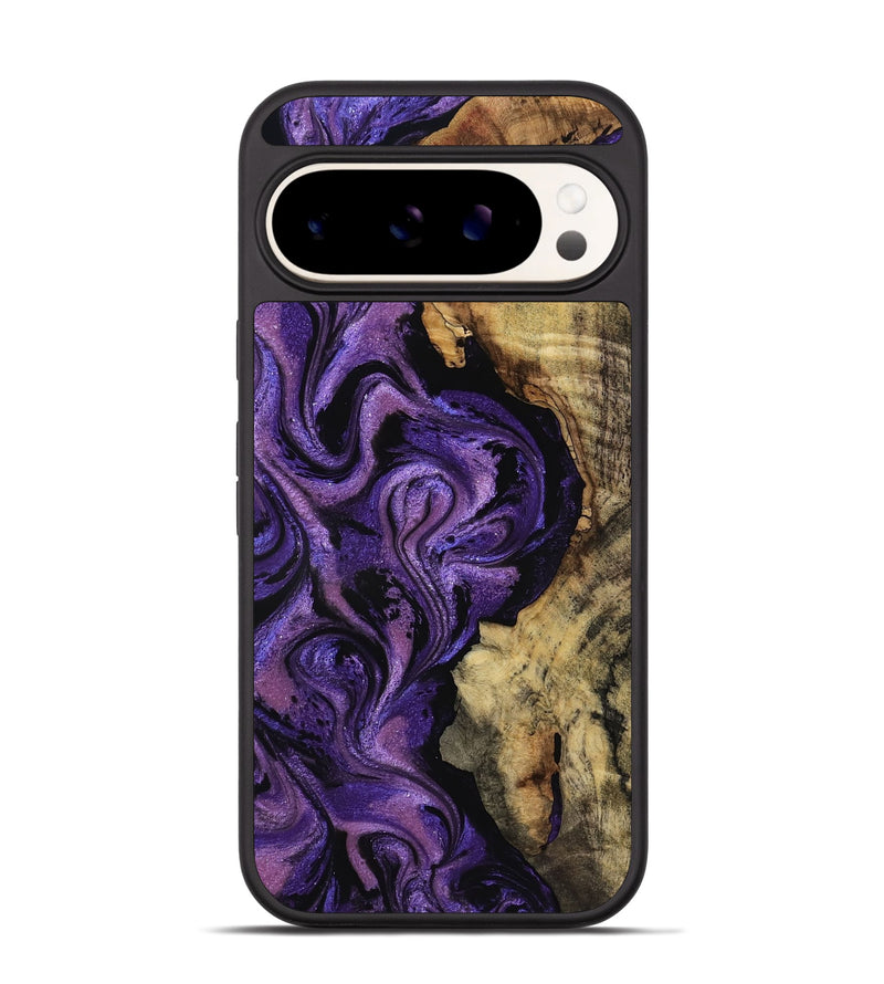 Pixel 9 Pro Wood Phone Case - Kaley (Purple, 763414)