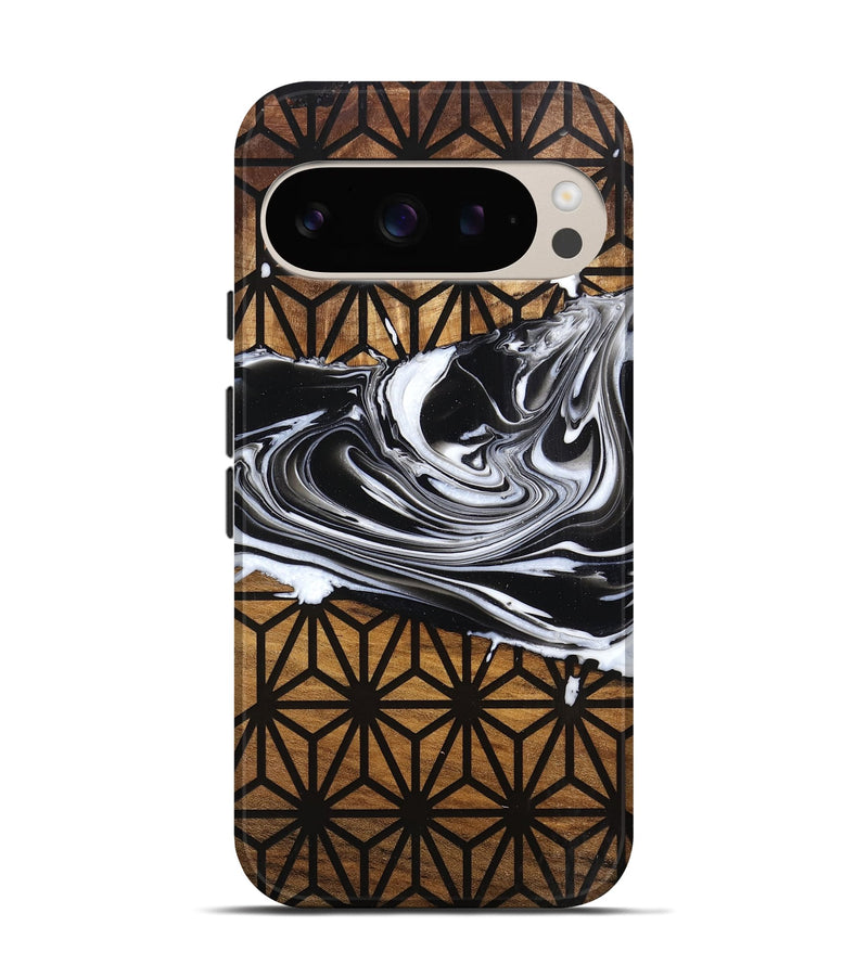 Pixel 9 Pro Wood Live Edge Phone Case - Johnnie (Pattern, 763525)