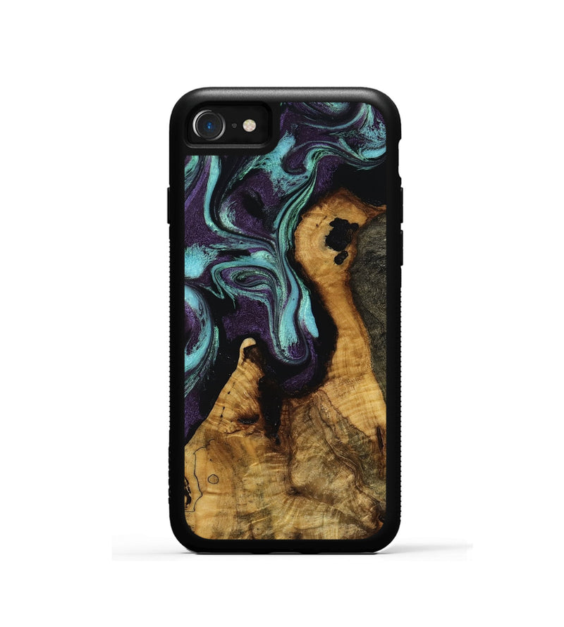 iPhone SE Wood Phone Case - Sloan (Purple, 763536)