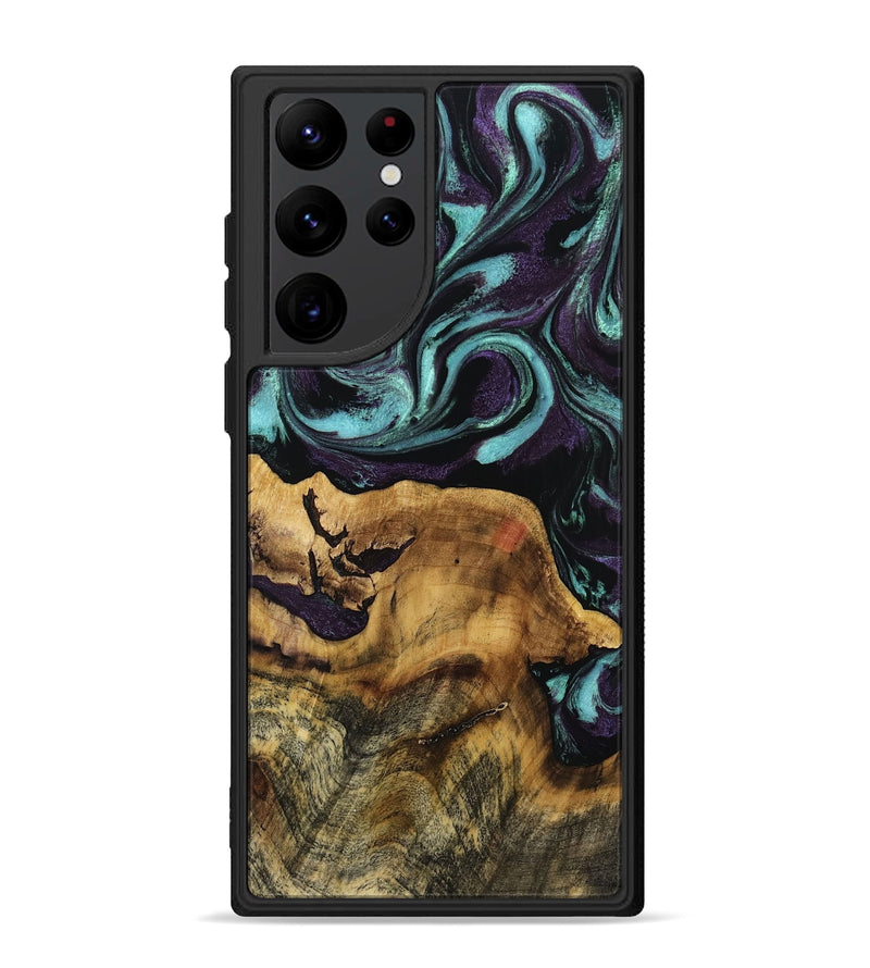 Galaxy S22 Ultra Wood Phone Case - Jayce (Purple, 763549)