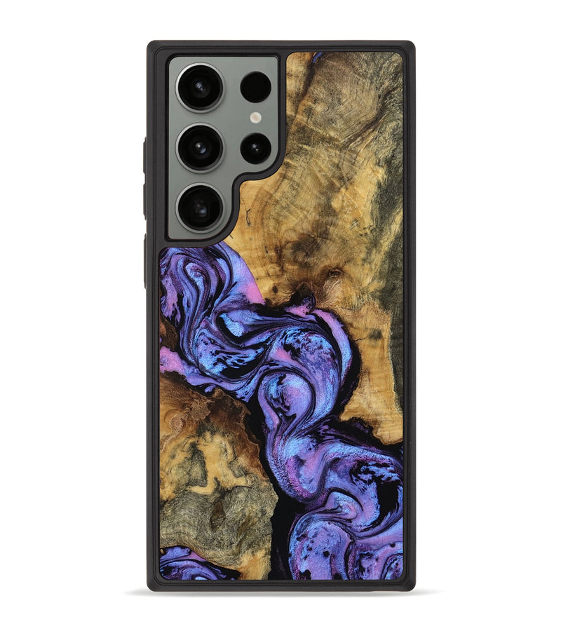 Galaxy S23 Ultra Wood Phone Case - Marlo (Purple, 763579)