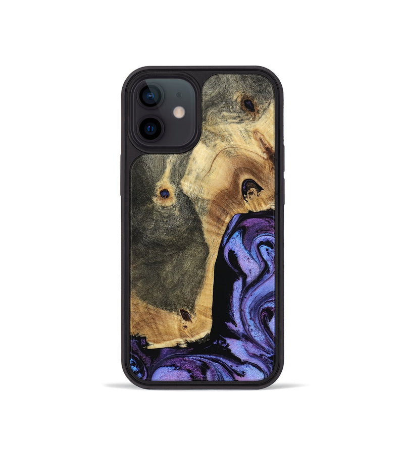 iPhone 12 mini Wood Phone Case - Jayda (Purple, 763830)