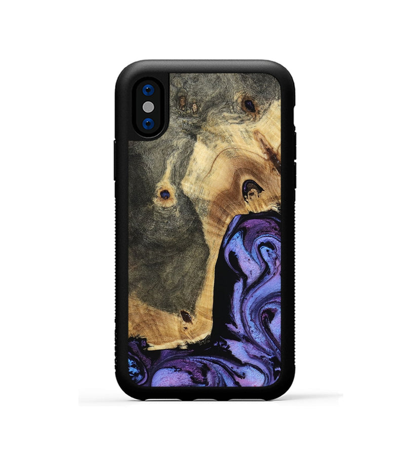 iPhone Xs Wood Phone Case - Jayda (Purple, 763830)