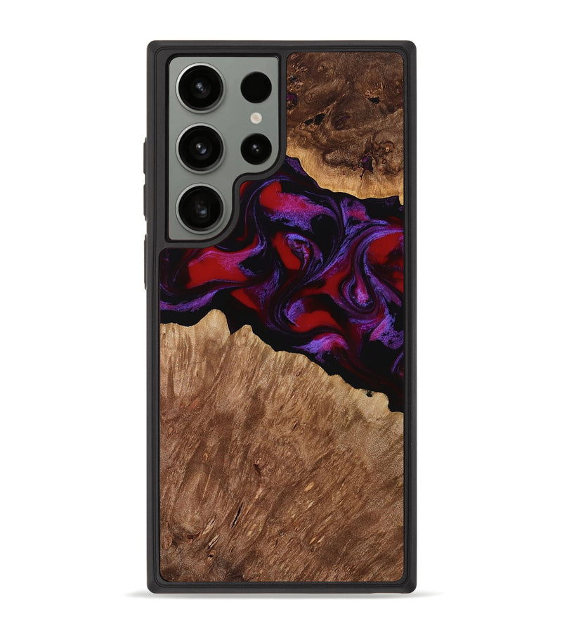 Galaxy S23 Ultra Wood Phone Case - Stevie (Purple, 763989)