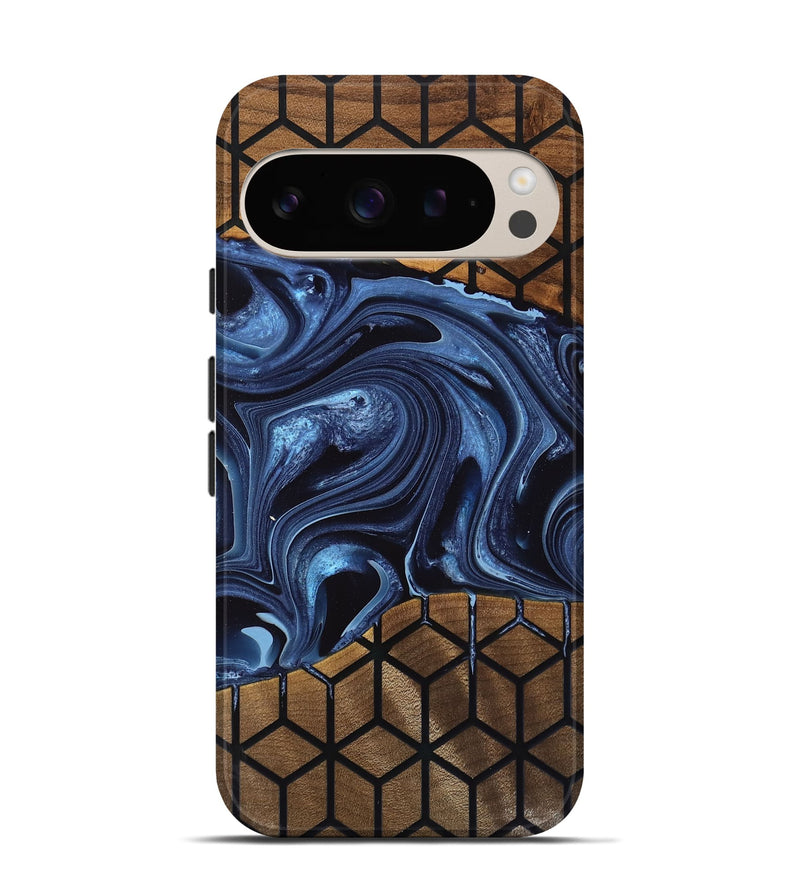 Pixel 9 Wood Live Edge Phone Case - Aileen (Pattern, 764210)