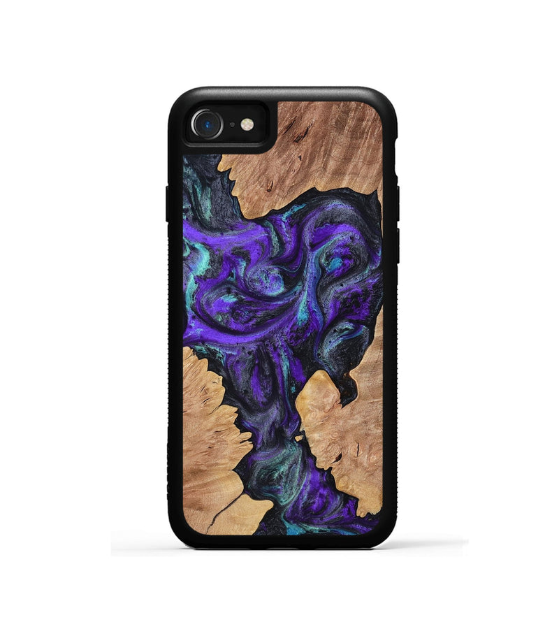 iPhone SE Wood Phone Case - Kinsey (Purple, 764536)