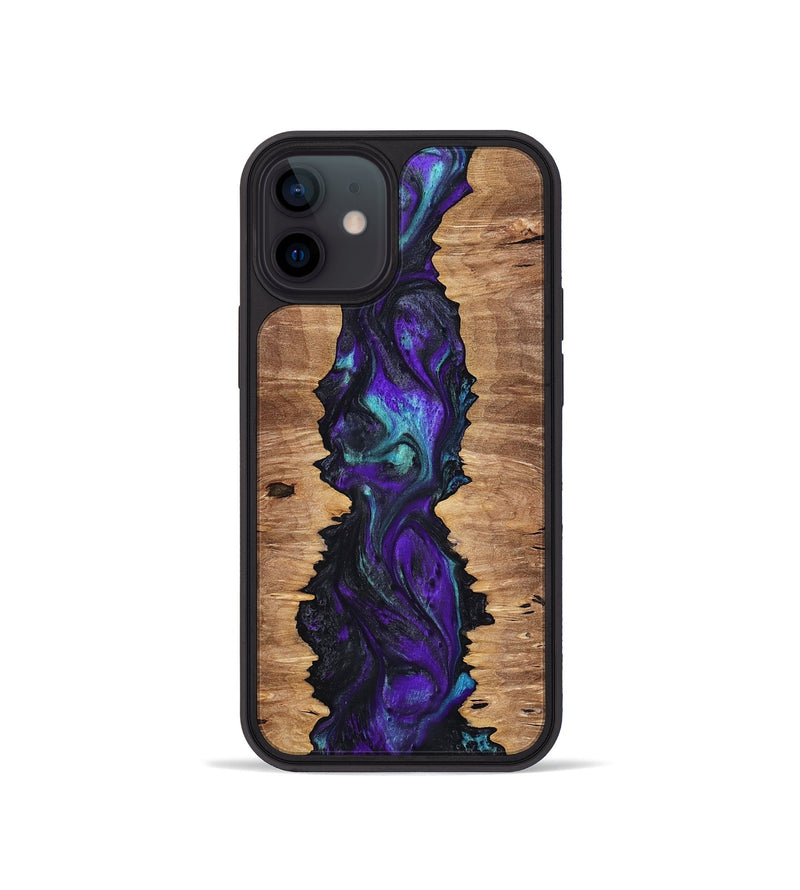 iPhone 12 mini Wood Phone Case - Ryan (Purple, 764568)