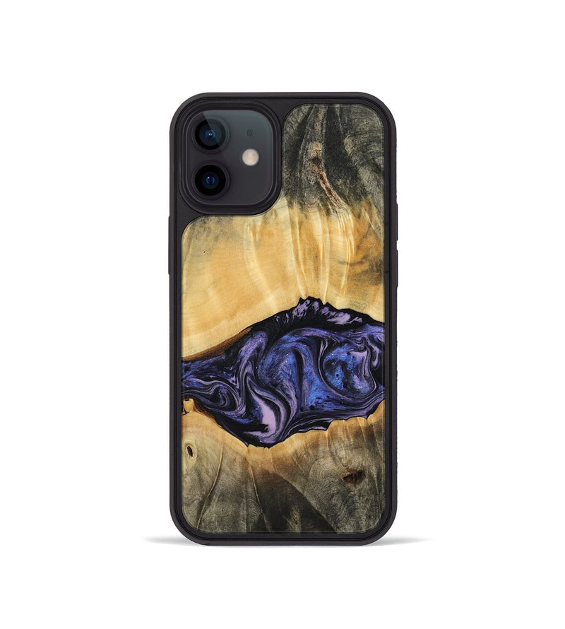 iPhone 12 mini Wood Phone Case - Arlie (Purple, 764587)