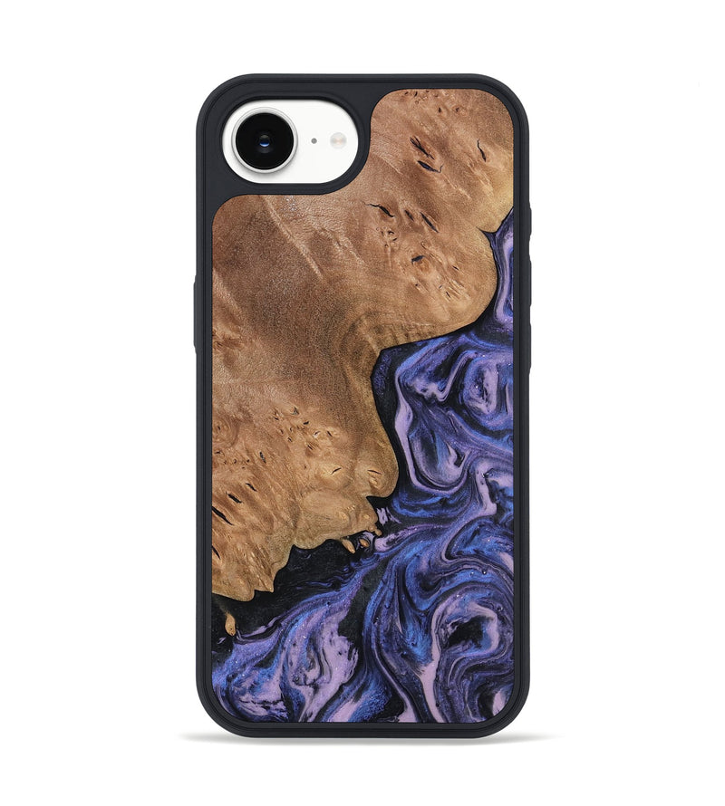 iPhone 16e Wood Phone Case - Chace (Purple, 764631)