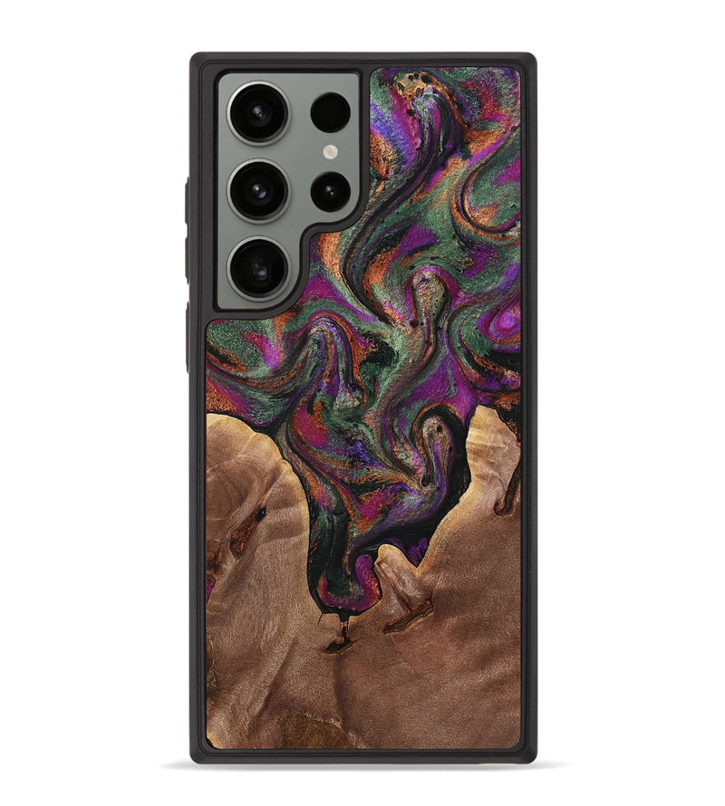 Galaxy S23 Ultra Wood Phone Case - Sadye (Purple, 764656)