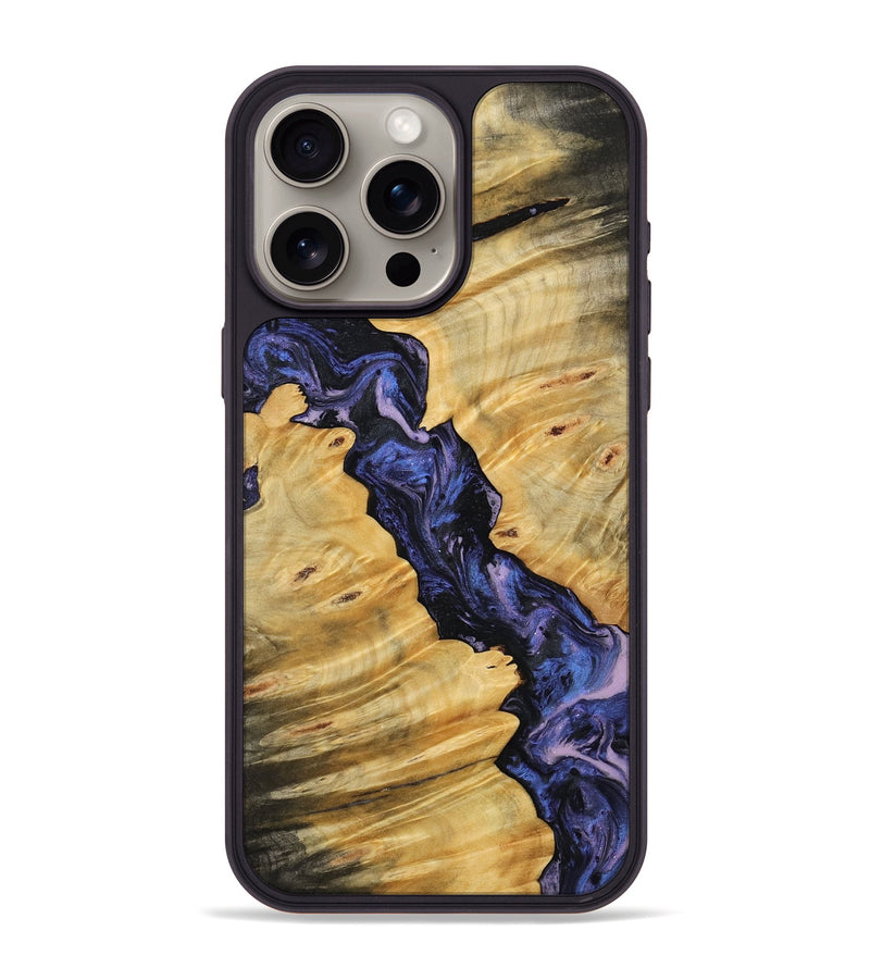 iPhone 15 Pro Max Wood Phone Case - Ashlynn (Purple, 764662)
