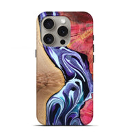 iPhone 16 Pro Wood Live Edge Phone Case - Kahlani (Purple, 764891)