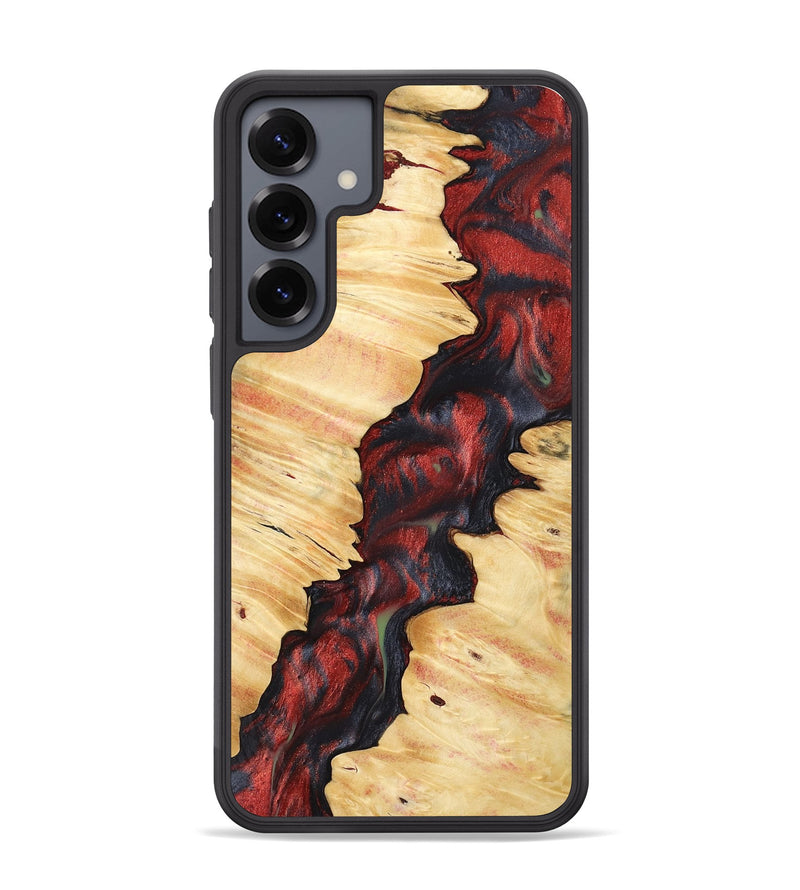 Galaxy S25 Plus Wood Phone Case - Poppy (Red, 765028)