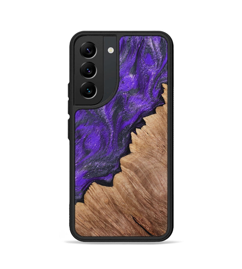 Galaxy S22 Wood Phone Case - Becky (Purple, 765079)