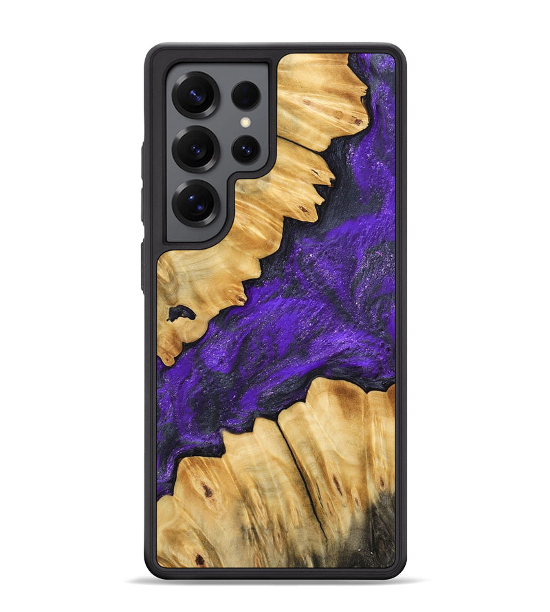 Galaxy S25 Ultra Wood Phone Case - Ottilie (Purple, 765180)