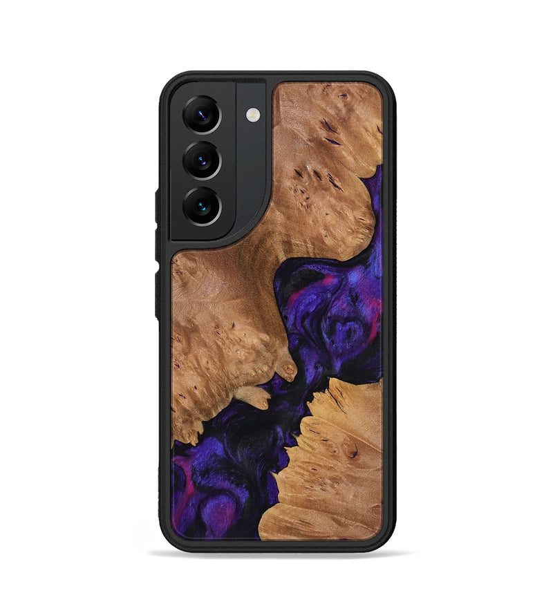Galaxy S22 Wood Phone Case - Mylie (Purple, 765338)