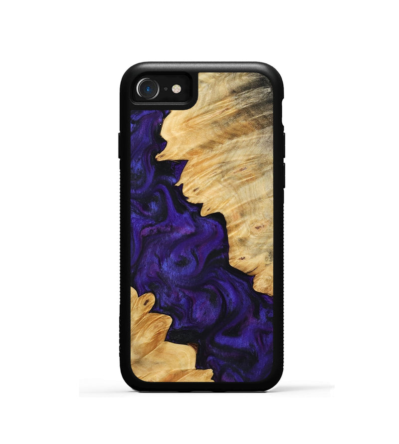 iPhone SE Wood Phone Case - Elmo (Purple, 765339)
