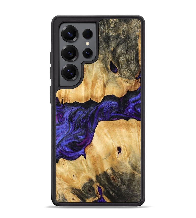 Galaxy S25 Ultra Wood Phone Case - Shelva (Purple, 765344)
