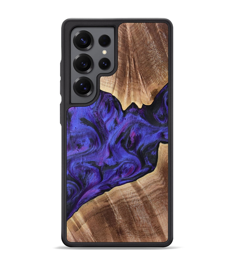 Galaxy S25 Ultra Wood Phone Case - Paris (Purple, 765356)
