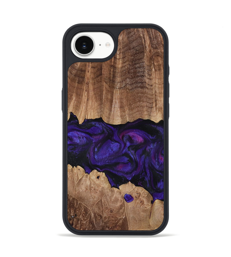iPhone 16e Wood Phone Case - Otha (Purple, 765377)