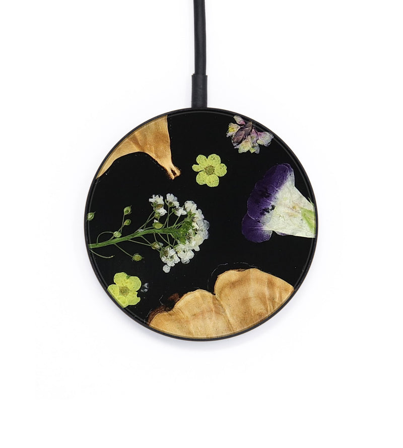 Circle Wood Wireless Charger - Dock (Bloom, 765427)