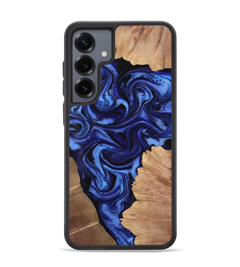 Galaxy S25 Plus Wood Phone Case - Archer (Blue, 765483)