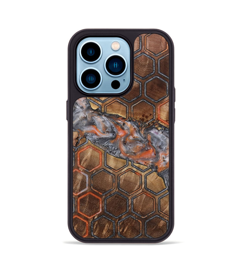 iPhone 14 Pro Wood Phone Case - Selah (Pattern, 766765)