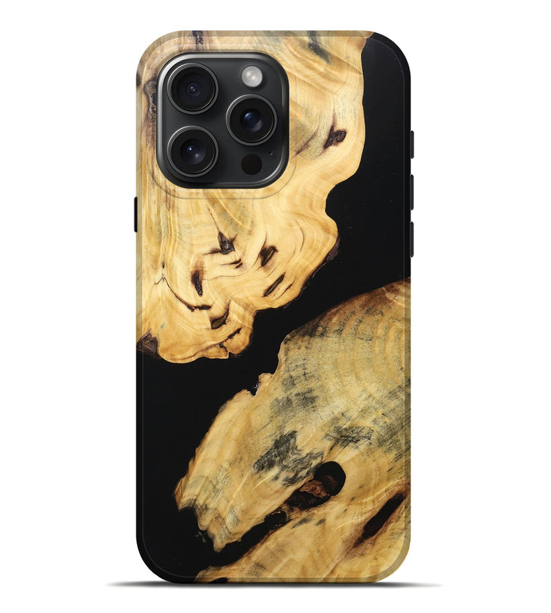 iPhone 16 Pro Max Wood Live Edge Phone Case - Bettie (Wood Burl, 766798)
