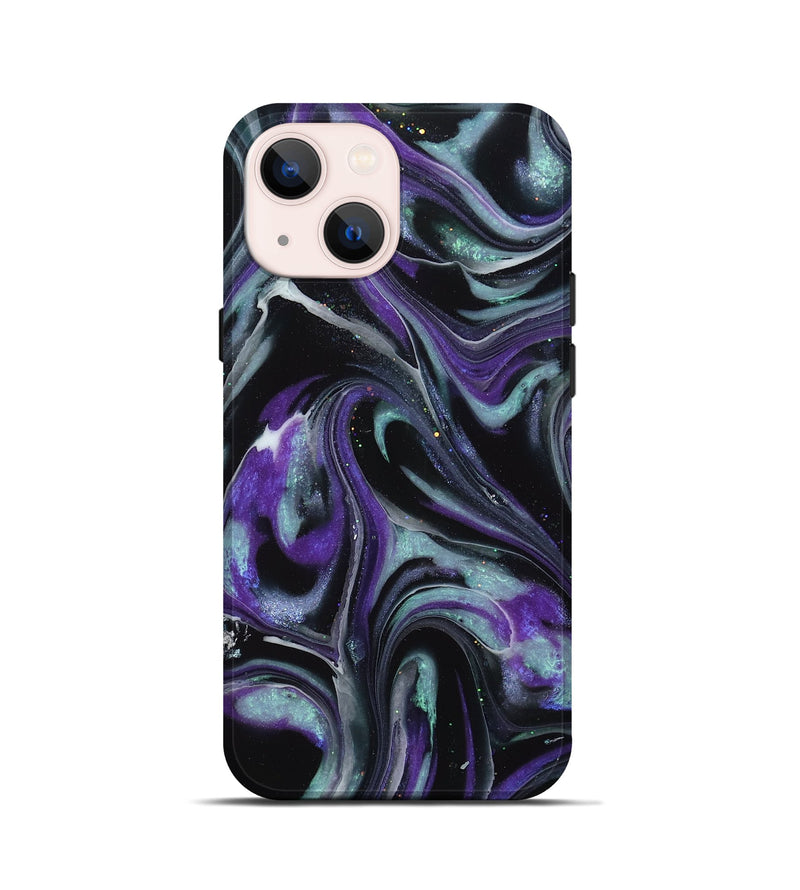iPhone 13 mini ResinArt Live Edge Phone Case - Sherri (Purple, 766811)