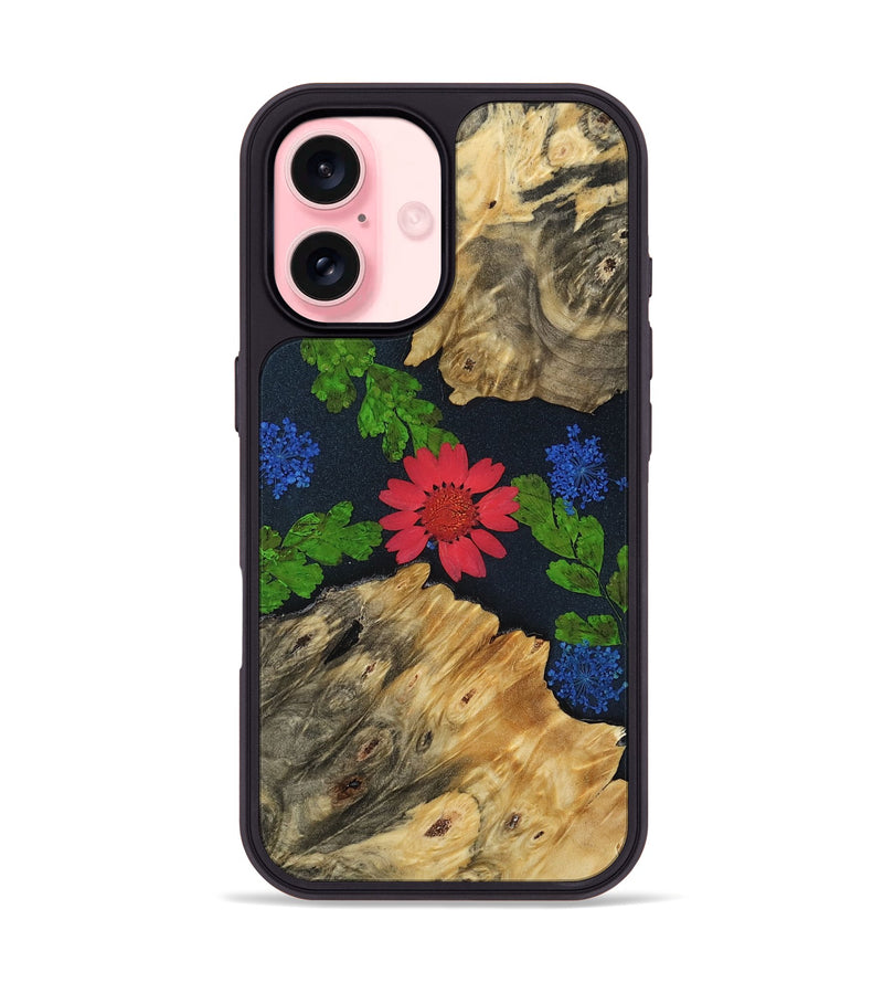iPhone 16 Wood Phone Case - Karin (Bloom, 766890)