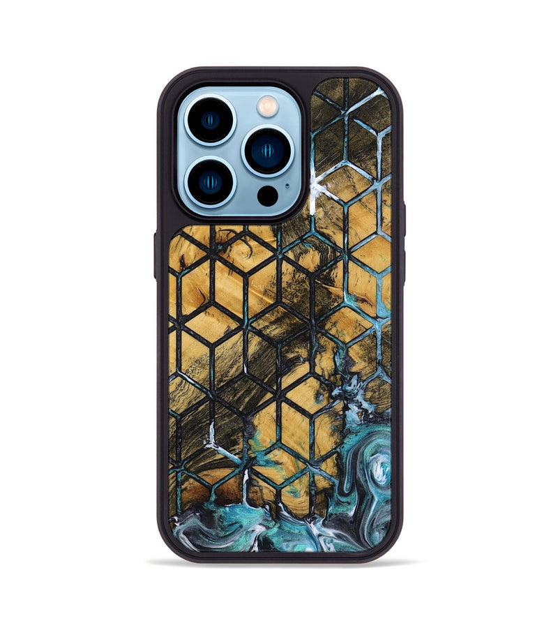 iPhone 14 Pro Wood Phone Case - Dorotha (Pattern, 767273)