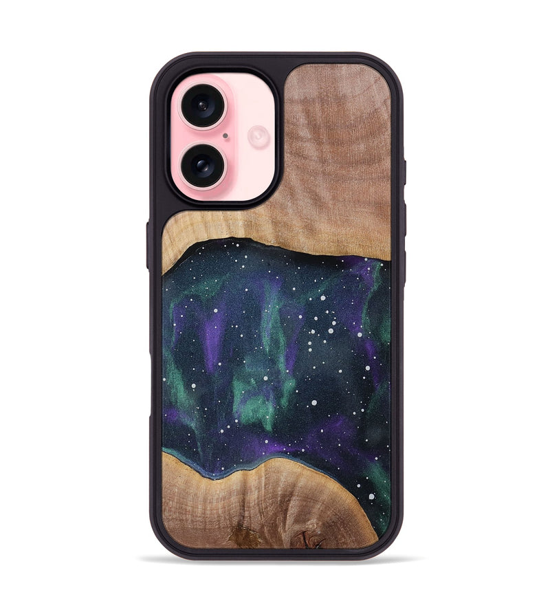 iPhone 16 Wood Phone Case - Zakai (Cosmos, 767295)