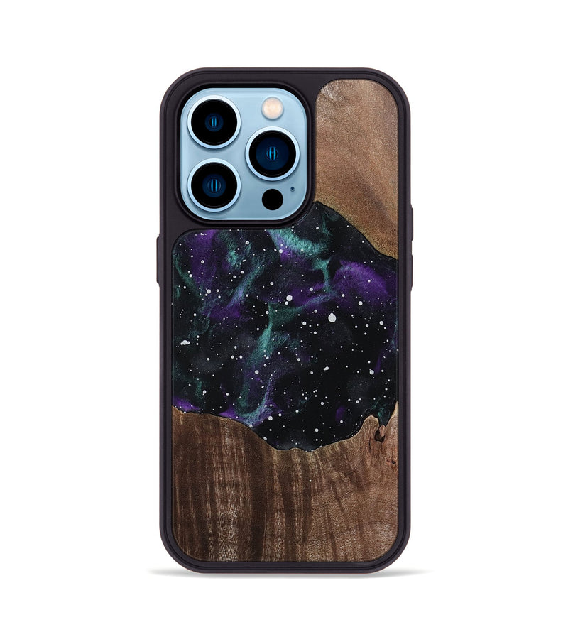 iPhone 14 Pro Wood Phone Case - Tisha (Cosmos, 767468)
