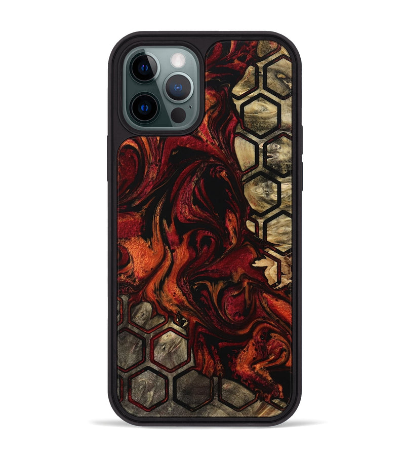 iPhone 12 Pro Max Wood Phone Case - Boaz (Pattern, 767608)