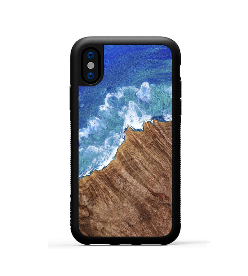 iPhone Xs Wood Phone Case - Meta (Coastal, 767682)