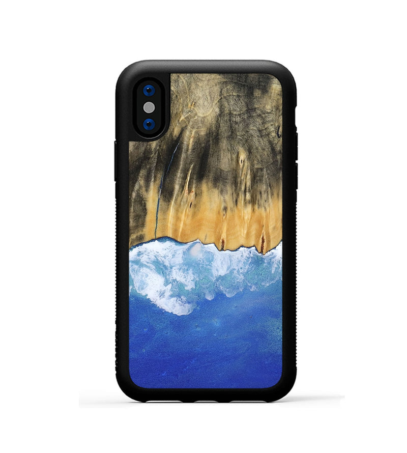 iPhone Xs Wood Phone Case - Elliana (Coastal, 767690)