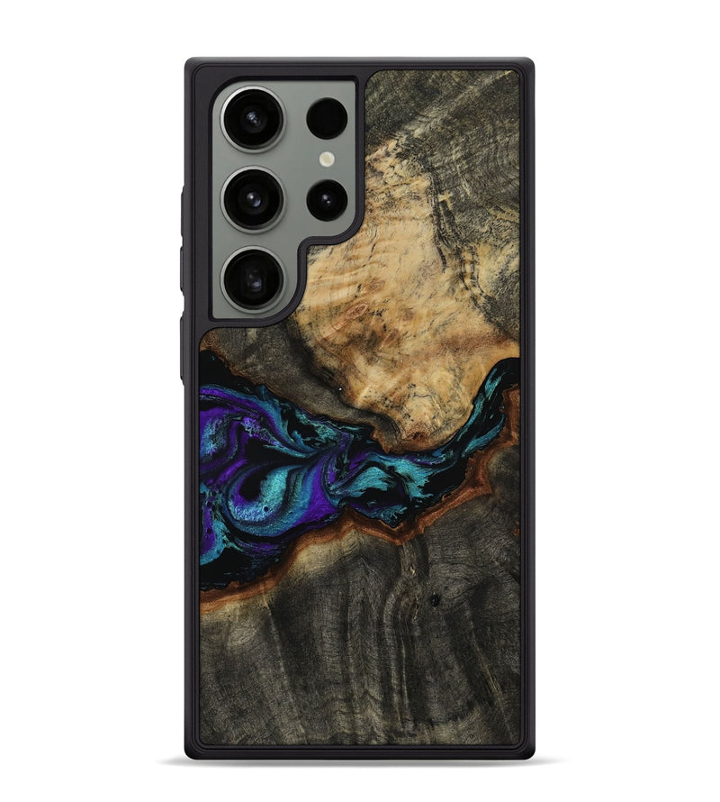 Galaxy S24 Ultra Wood Phone Case - Bess (Purple, 767805)