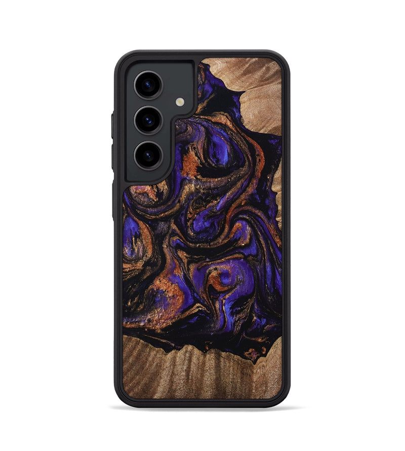 Galaxy S24 Wood Phone Case - Viva (Purple, 767895)