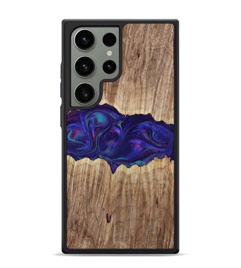 Galaxy S24 Ultra Wood Phone Case - Gaston (Purple, 767907)