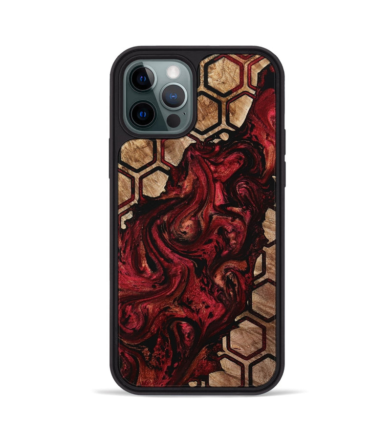 iPhone 12 Pro Wood Phone Case - Terese (Pattern, 767950)