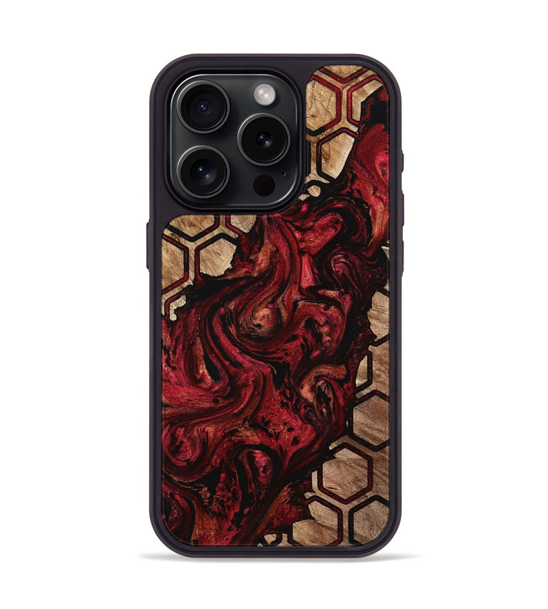 iPhone 15 Pro Wood Phone Case - Terese (Pattern, 767950)