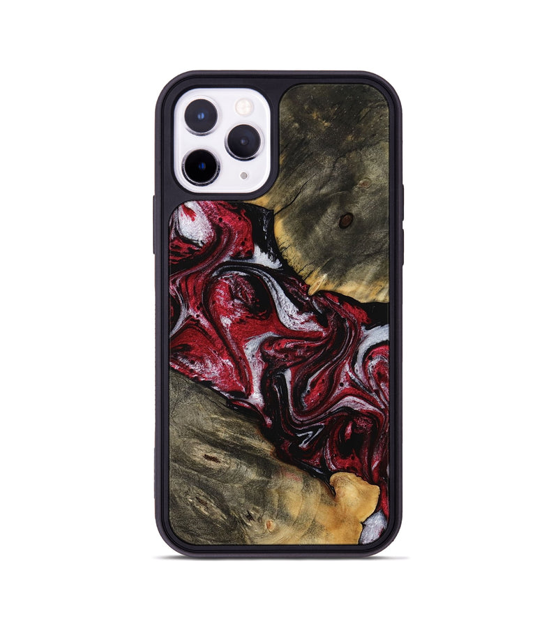 iPhone 11 Pro Wood Phone Case - Laurel (Red, 767960)
