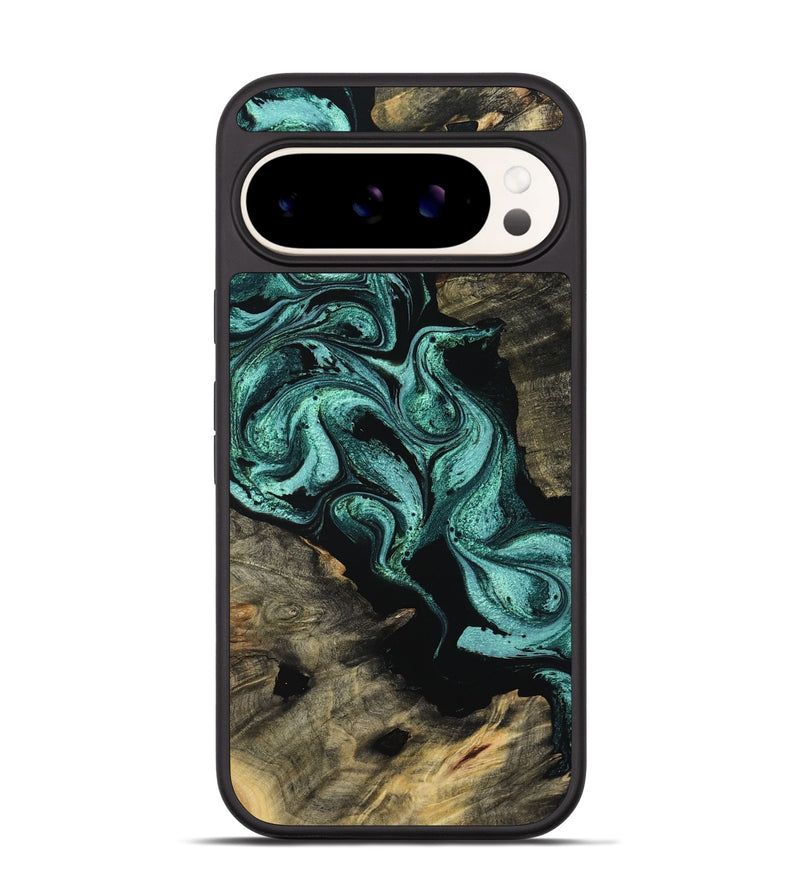 Pixel 9 Pro Wood Phone Case - Lorenzo (Green, 767977)