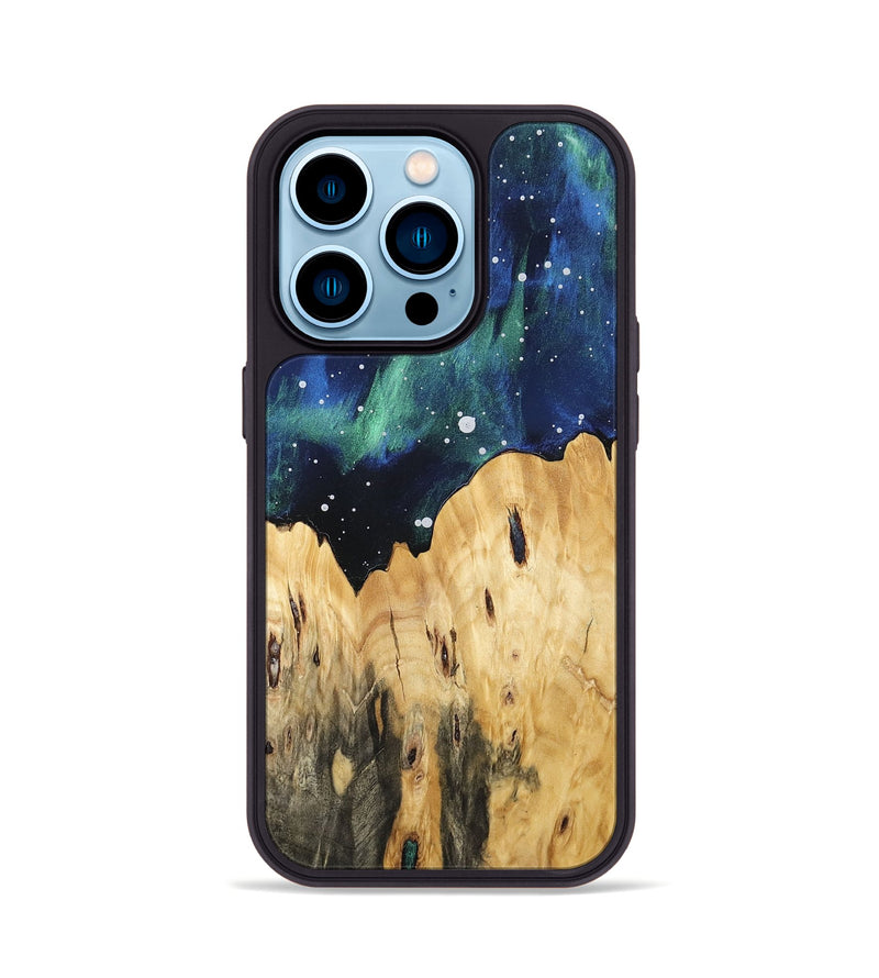 iPhone 14 Pro Wood Phone Case - Stefan (Cosmos, 767992)
