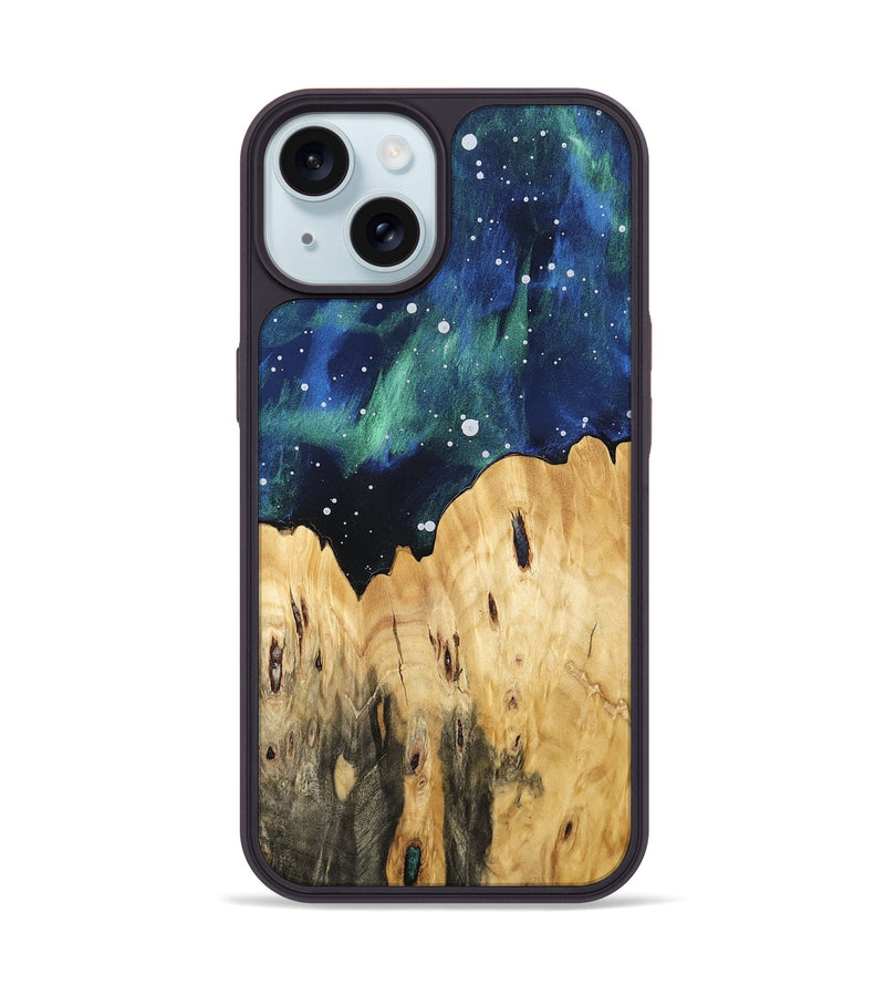 iPhone 15 Wood Phone Case - Stefan (Cosmos, 767992)