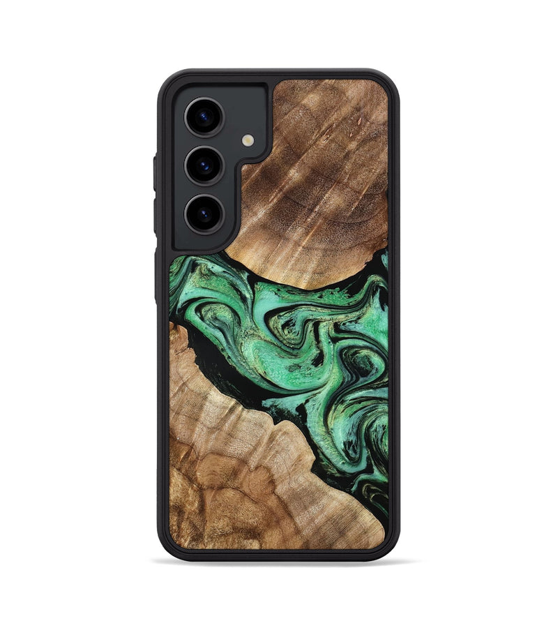 Galaxy S24 Wood Phone Case - Zachery (Green, 768144)
