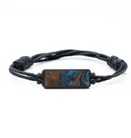 Classic Wood Bracelet - Harold (Teal & Gold, 768321)