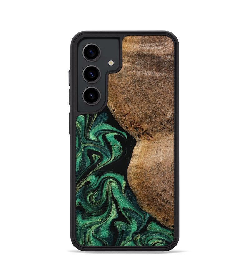 Galaxy S24 Wood Phone Case - Kassidy (Green, 768419)